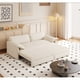 thumbnail image 2 of 66" Queen Pull Out Sofa Bed, 3-in-1 Convertible Sleeper Sofa with Side Storage,Multi-Functional Velvet Loveseat Bed for Living Room,Bedroom,Apartment(Old Sku W1885S00113/W1885S00186/W1885S00322), 2 of 3