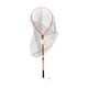 thumbnail image 3 of Red de aterrizaje Red de pesca Varilla resistente Mango plegable Red de malla Accesorio para mariposas Lubinas Peces Cangrejos Ratfinks Coleccionismo Sección doble, 3 of 5