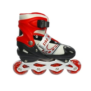 Frc - Patines En Linea Para Niños Ajustables Rojo S