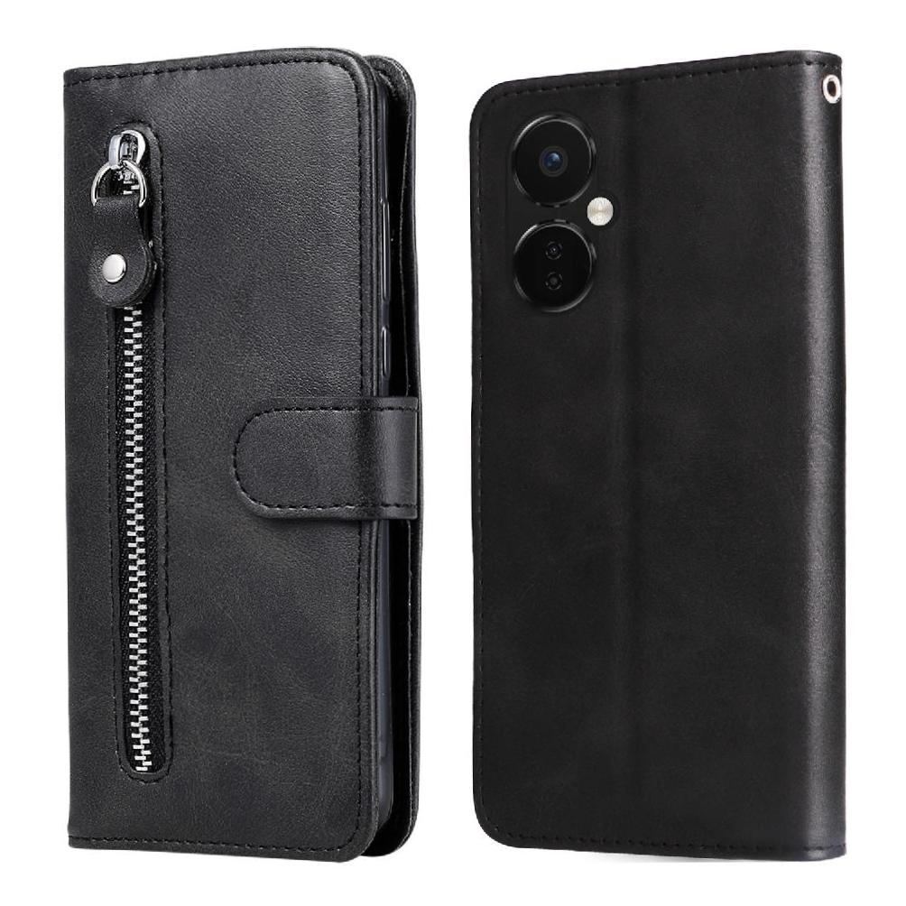 Gangxun - Funda Con Cremallera Para Oneplus Nord Ce 3, Carcasa Cartera De Cuero Pu Con Soporte Y Tarjetero