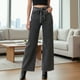 thumbnail image 1 of Pantalón Mezclilla Wide Leg Mujer Tiro Alto Detalle Brillos, 1 of 7