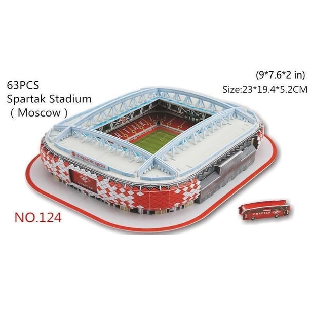 3D Puzzle Model Football Soccer Field Model Souvenirs Paper Jigsaw Model Gift For Fans