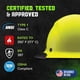 thumbnail image 5 of Casco LIFT Safety de Fibra de Carbono Amarillo/Negro, 5 of 6