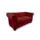 thumbnail image 2 of Sofa Florencia 2C Tela Velvet Burdeo, 2 of 4
