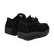 thumbnail image 5 of Mocasín Mujer Negro Sole/Cordones Police, 5 of 5