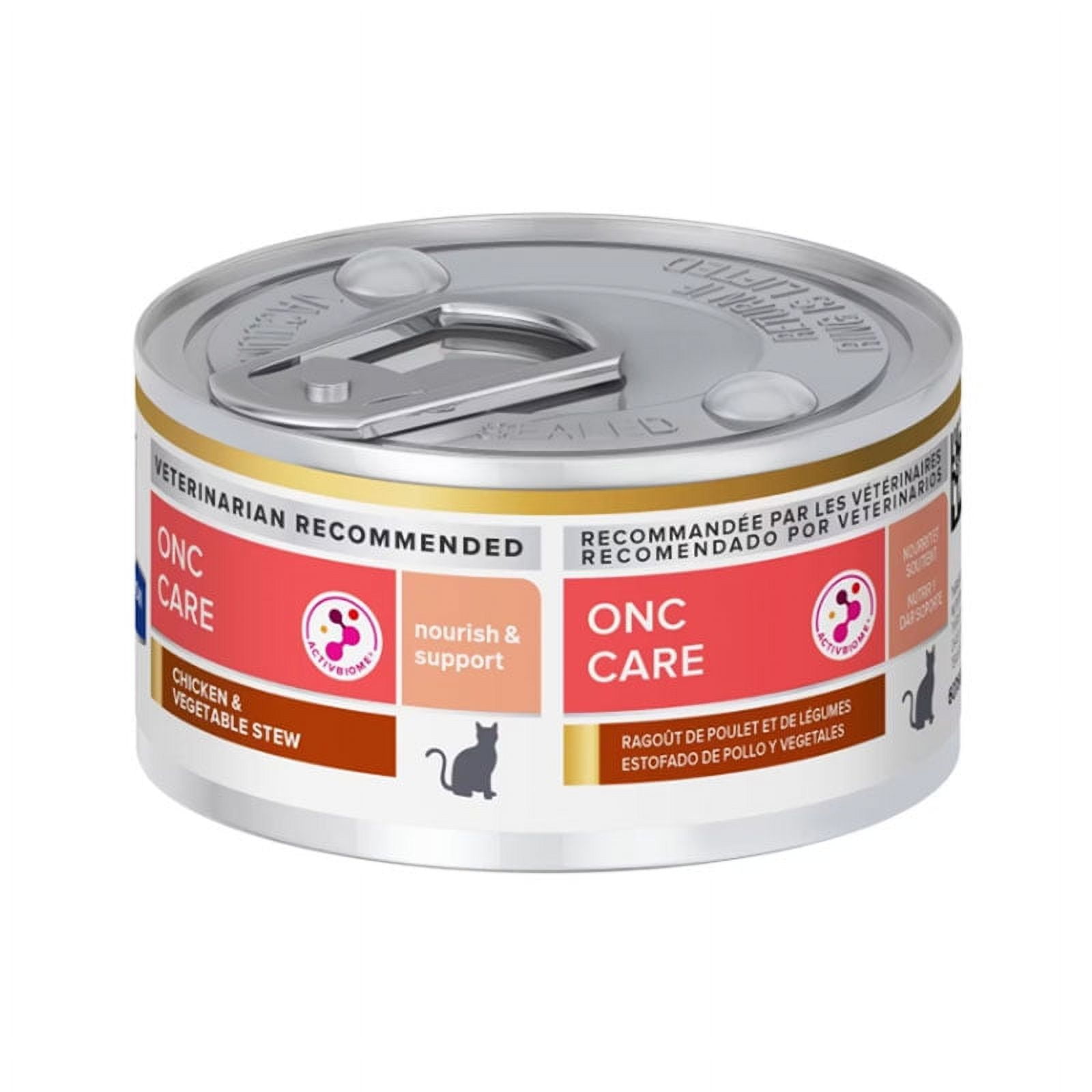 Hills - Prescription Diet Onc Care Nutrición Y Soporte Lata Estofado De Pollo Gato 82 Gr