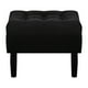 thumbnail image 1 of Pouf Wood 1c Felpa 00 Negro, 1 of 4
