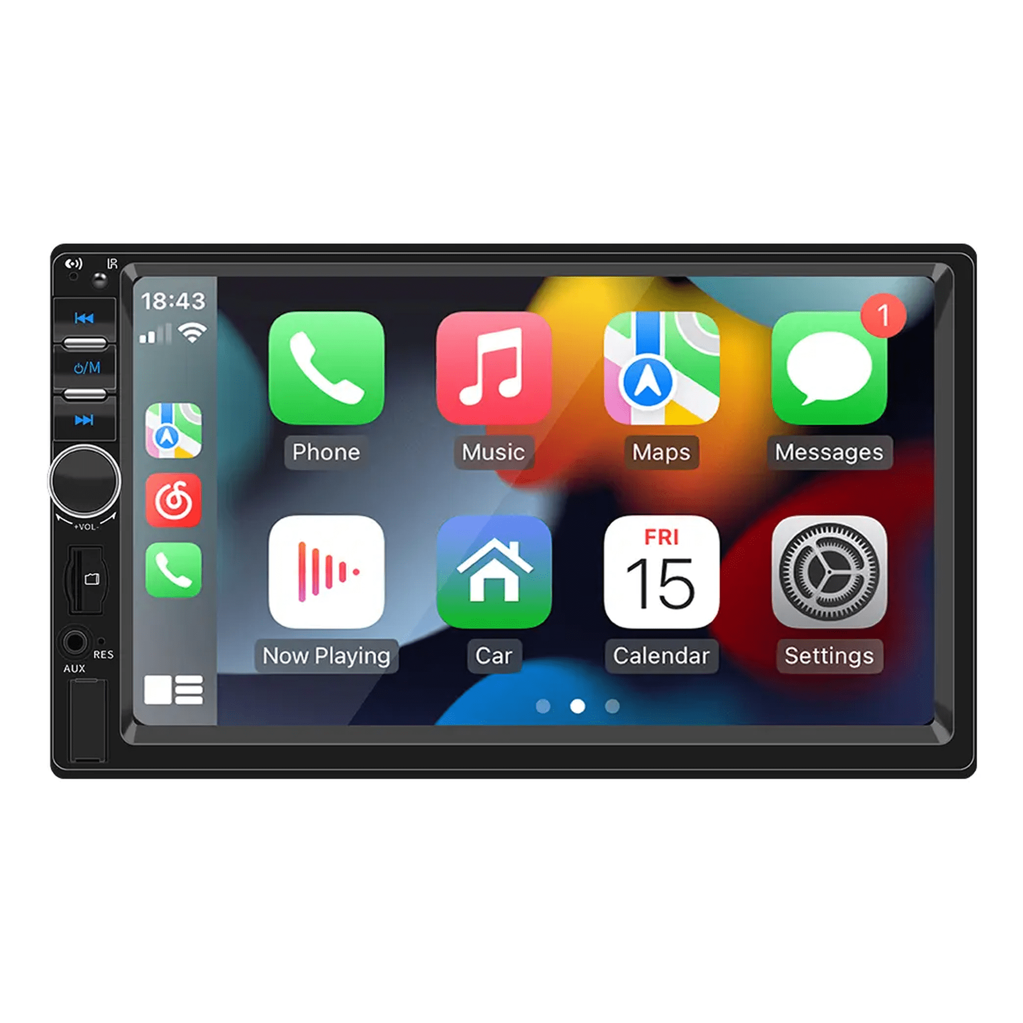 radio Para Auto Con Pantalla Belug Bluetooth Mp5 Usb Color Negro