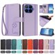 thumbnail image 4 of Funda Cartera Trébol para Xiaomi 17T Pro con Ranuras Tarjetas y Carga Inalámbrica Morado claro, 4 of 6