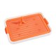 thumbnail image 2 of Bandejas Para Orinal De Entrenamiento Para Perros, Soporte Para Almohadillas De Entrenamiento, Caja De Arena Para Mascotas Naranja, 2 of 5