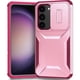 thumbnail image 1 of Funda Resistente para Samsung Galaxy S24 FE con Tapa Deslizante y Protección Militar Rosa, 1 of 6