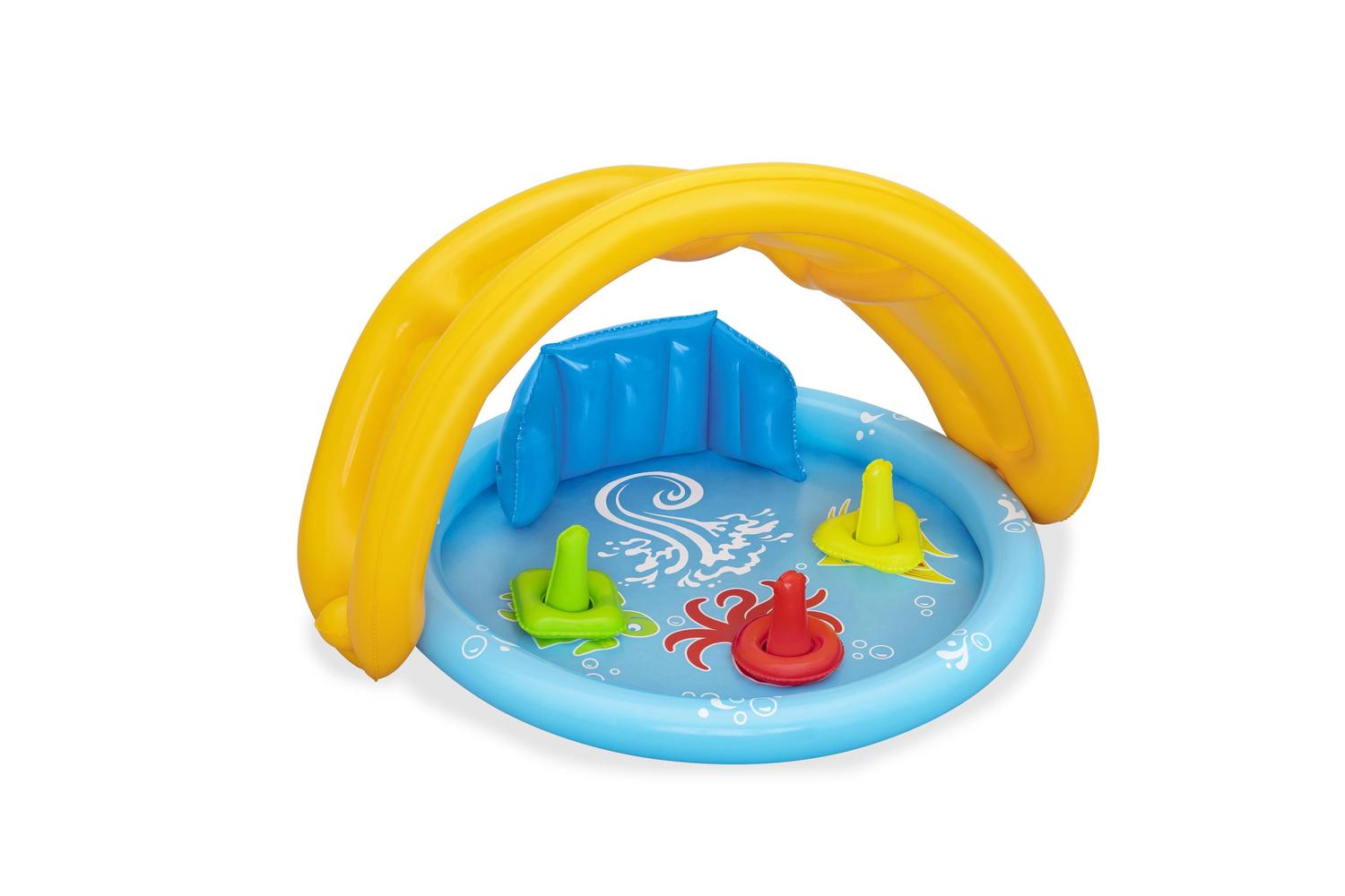Bestway - Piscina Inflable Con Techo Y Juegos Para Bebés 115X89X76Cm