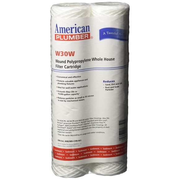 Cartucho de filtro de sedimentos American Plumber W30W Whole House