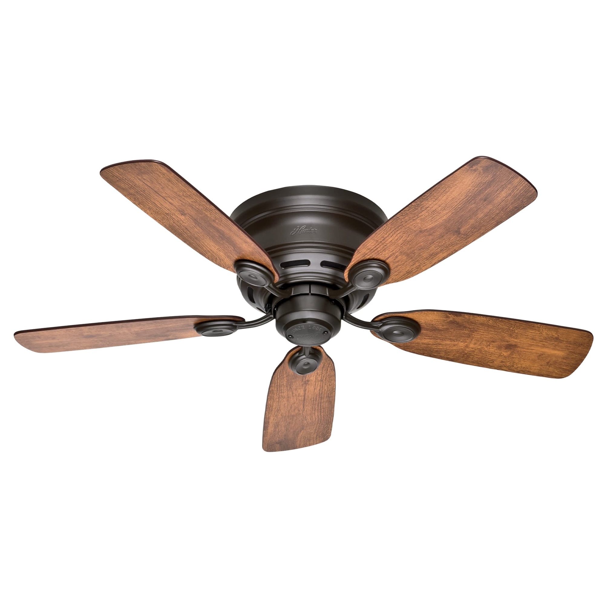 Ventilador De Techo Hunter Low Profile Iv 42" Bronce 5 Aspas