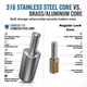 thumbnail image 5 of Candado para Remolque FORGEDX Stainless Shield Pro 2 5/16", 5 of 8