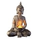 thumbnail image 3 of Buda Yoga Candelero Mesa Tealight Estatua Ministerio Del Interior Coleccionable C, 3 of 5