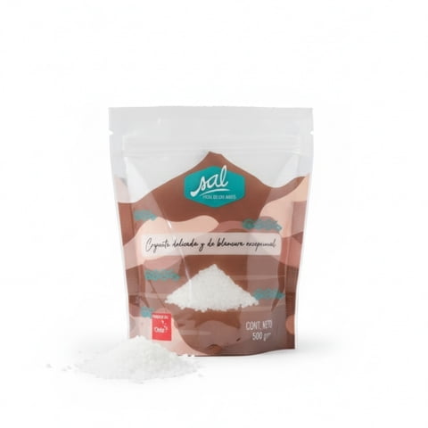 Casona El Monte - Sal Fósil De Los Andes En Doypack 500 G - Cristal