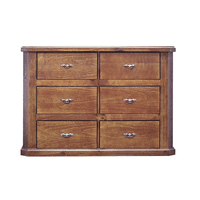 Muebles Santa Ana - Cómoda 6 Cajones Maxi