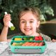 thumbnail image 2 of Lonchera Vensp Bento para adultos, 1300 ml, 4 compartimentos con tenedor, color verde, 2 of 7
