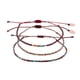 thumbnail image 1 of Pack Pulseras Picasso Rojas con Mostacillas Bañadas en Oro rojo Talla única, 1 of 3