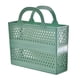 thumbnail image 3 of Canasto De Almacenamiento De Plástico, Elegante Canasto De Regalo Para Salón, Granja, Baño, Verde, 3 of 3