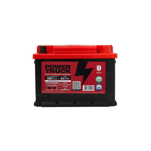 Bateria 55 Amp 480 CCA Borne Estandar