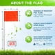 thumbnail image 2 of Marking Flags Naranja Fluorescente Paquete De 1000 Unidades, 2 of 7