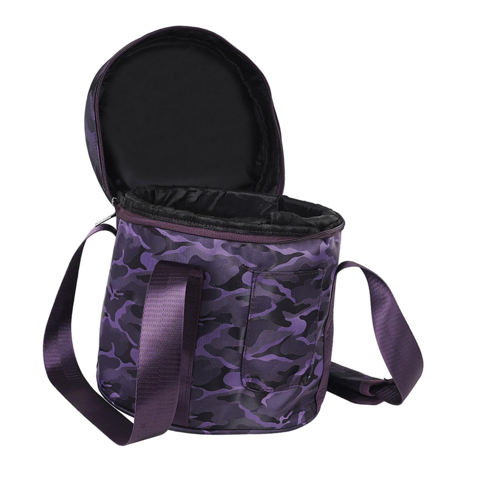 Magideal - Caja De Cuenco De Sonido, Soporte De Cuenco De Sonido, Regalo, Organizador De Inodoro, Caja De Almacenamiento Portátil Vintage, Bolsa De Cuenco De Son M