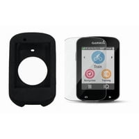 Genérica - Lamina Vidrio Templado + Funda Silicona Garmin Edge 530/830 Multicolor