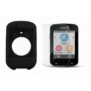 Genérica - Lamina Vidrio Templado + Funda Silicona Garmin Edge 530/830 Multicolor