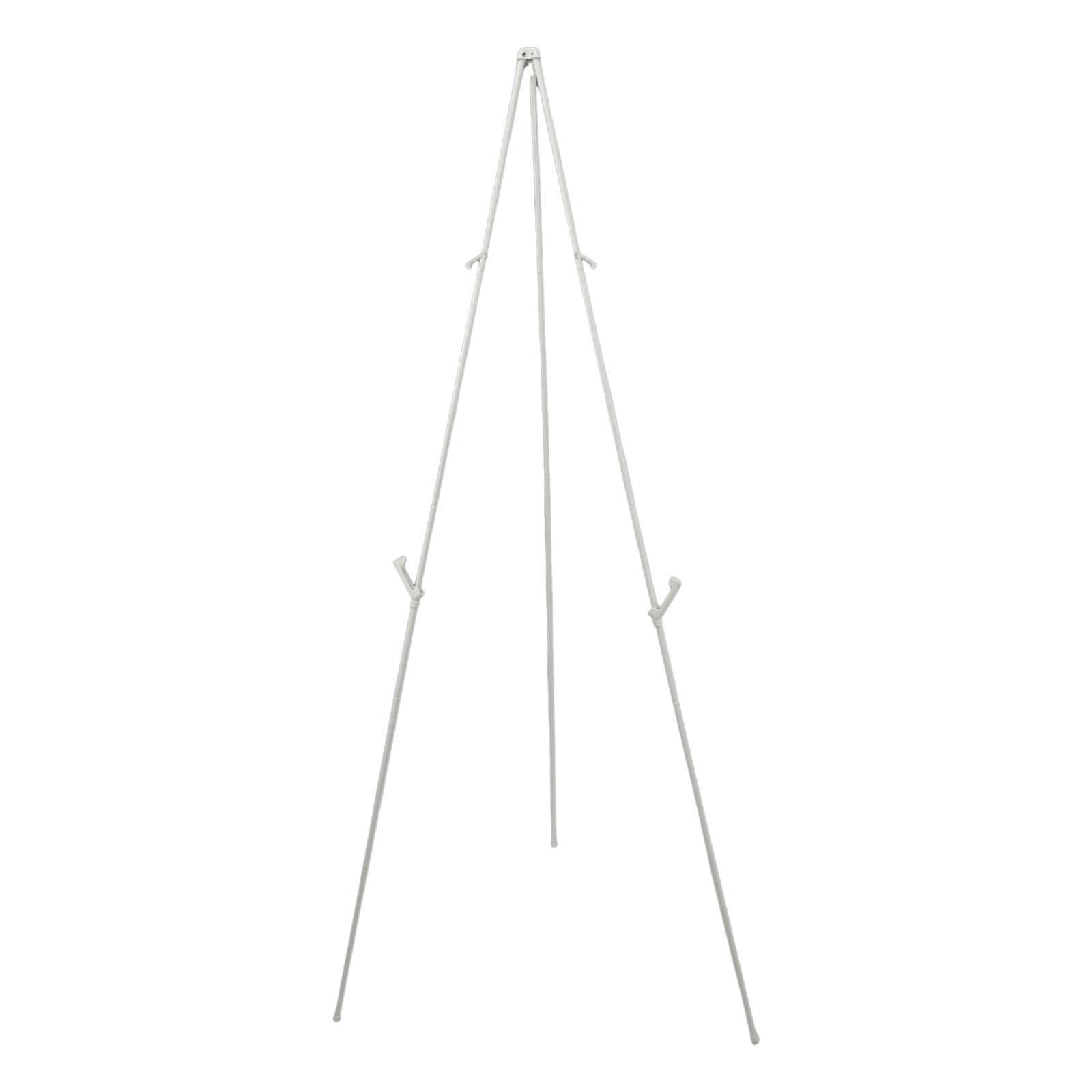 Magideal - Caballete Telescópico Con Trípode, Soporte Plegable Para Manualidades, Soporte Portátil De Metal Para Carteles, Estante De Exhibición De Imágenes Para Blanco