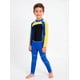 thumbnail image 1 of Traje de baño completo para niño azul Talla 6, 1 of 5