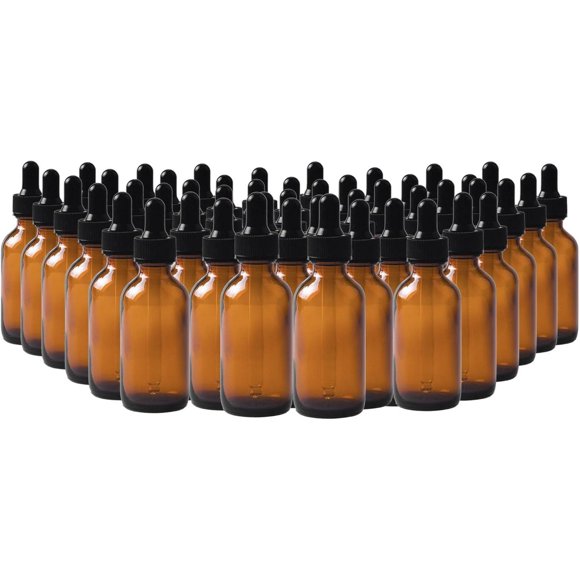 Botella de aceite esencial Easeen Amber Glass Gotero de 30 ml (paquete de 24)