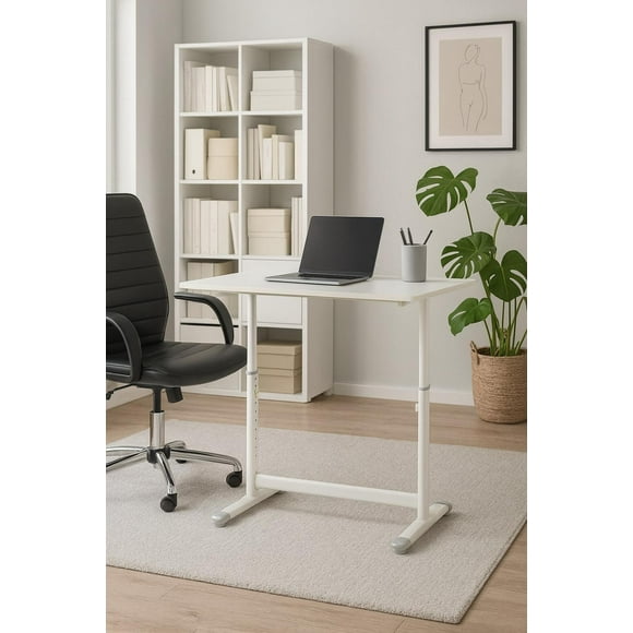 Escritorio con Altura Ajustable 120x60x63-86cm Funcional Toledo Blanco