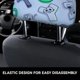 thumbnail image 4 of Alfabeto Lore Funda Protectora Universal para Reposacabezas de Coche, Funda Elástica para Reposacabezas de Asiento de Auto, Funda de Tela Antipolvo, Accesorios de Interior 2 Piezas, 4 of 6