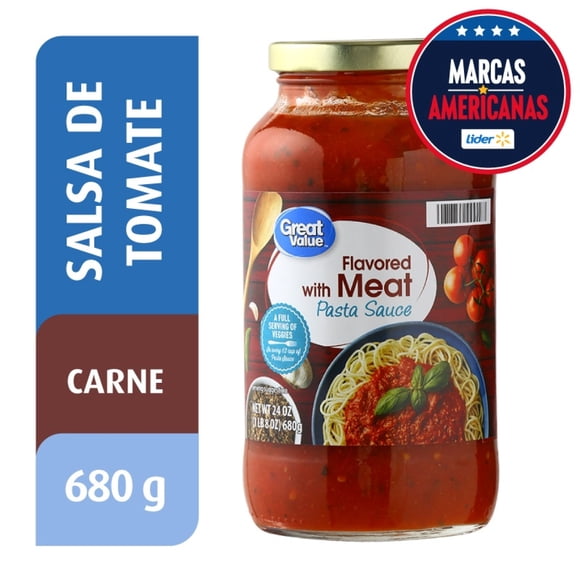 Salsa de Tomate con Carne Frasco, 680 g
