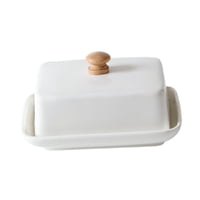 Bothyi - Mantequera De Cerámica Con Tapa Hermética Para Barra De Mostrador