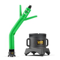 Tubo Inflable Lookourway Air Dancers Para Hombre, 10 Pies De Altura, Verde