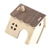 thumbnail image 3 of Escondite De Madera Para Hámster, Caba?a Para Dormir De Animales Peque?os Para Ratas, Jerbos, Mascotas Peque?as, 3 of 5