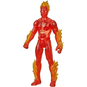 Figura De Acción Marvel Hasbro Legends Series Human Torch 9 Cm