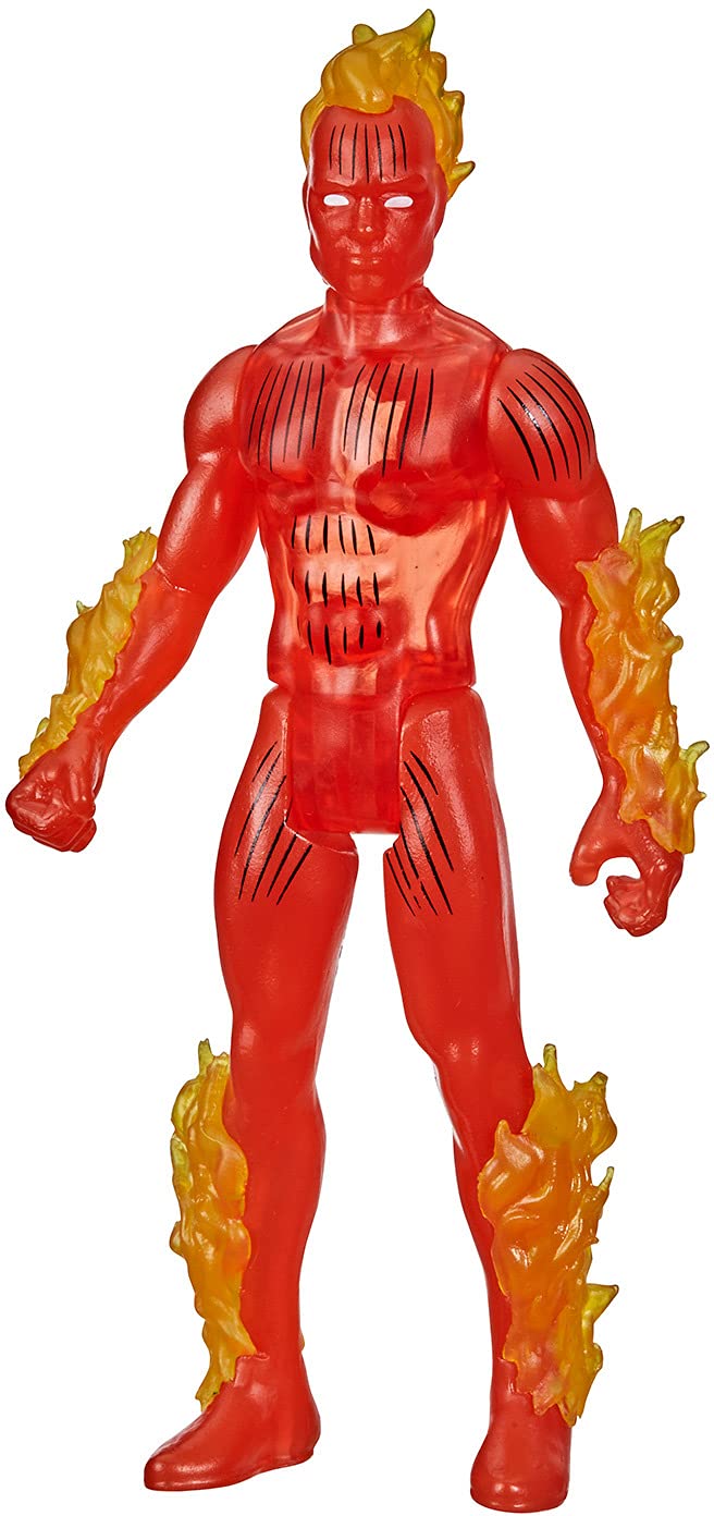 Figura De Acción Marvel Hasbro Legends Series Human Torch 9 Cm