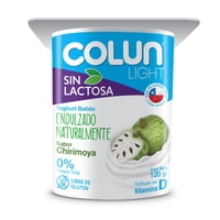 Yoghurt Batido Light Sin Lactosa Sabor Chirimoya Pote 120 G Colun