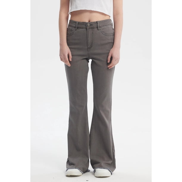 Jeans Mujer Flare Monse Gris - ll