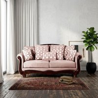 Latam Home - Sofa Catania 2 Cuerpos Clásico Tela Velvet Beige