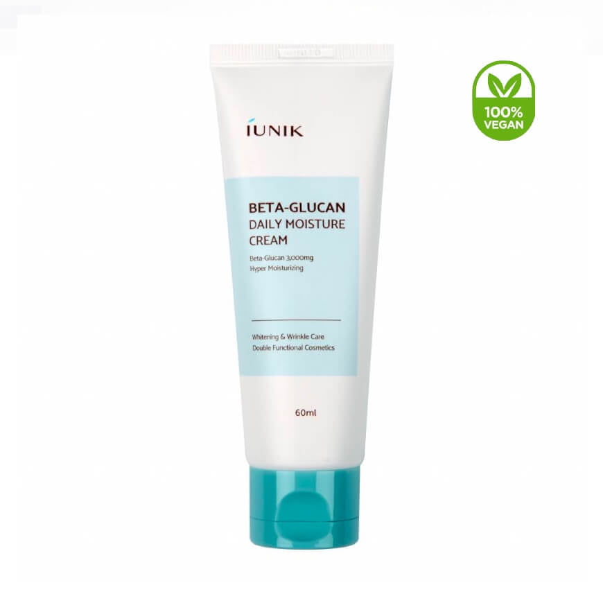 Iunik - Crema Coreana Hidratante Y Calmante Para Piel Sensible Con Beta Glucano -