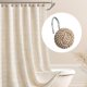 thumbnail image 5 of Juego de 12 ganchos para cortinas de ducha Sunlit Boho Knots Seaside, 5 of 5