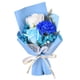 thumbnail image 4 of Ramo De Flores De Jabón Flor De Jabón Perfumada Para Acción De Gracias Aniversario Boda 20 Cm Papel Azul, 4 of 5