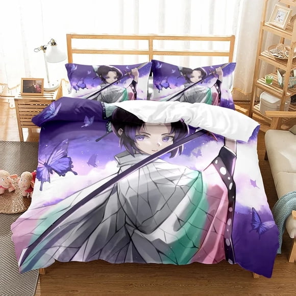 Miku Sakura Comics Girl Duvet Cover Set EU US Full green lantern Bed Linen Set customizable Bed Sheets