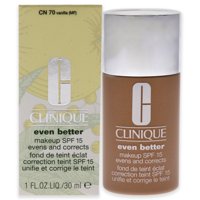 Clinique - Maquillaje Aún Mejor Spf 15 - 07 Vainilla (Mf-G) - Piel Seca A Mixta Grasa De Para Mujeres - Base De 1 Oz