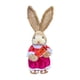 thumbnail image 2 of Estatua De Conejo De Paja Linda Figura De Conejito De Pascua Para Gabinete Decoración De Sala De Estar Estilo A, 2 of 3